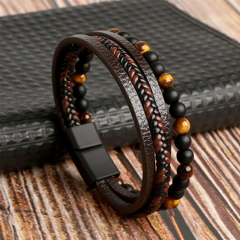 les plus beaux bracelets en cuir pour homme Business Class GoHappy