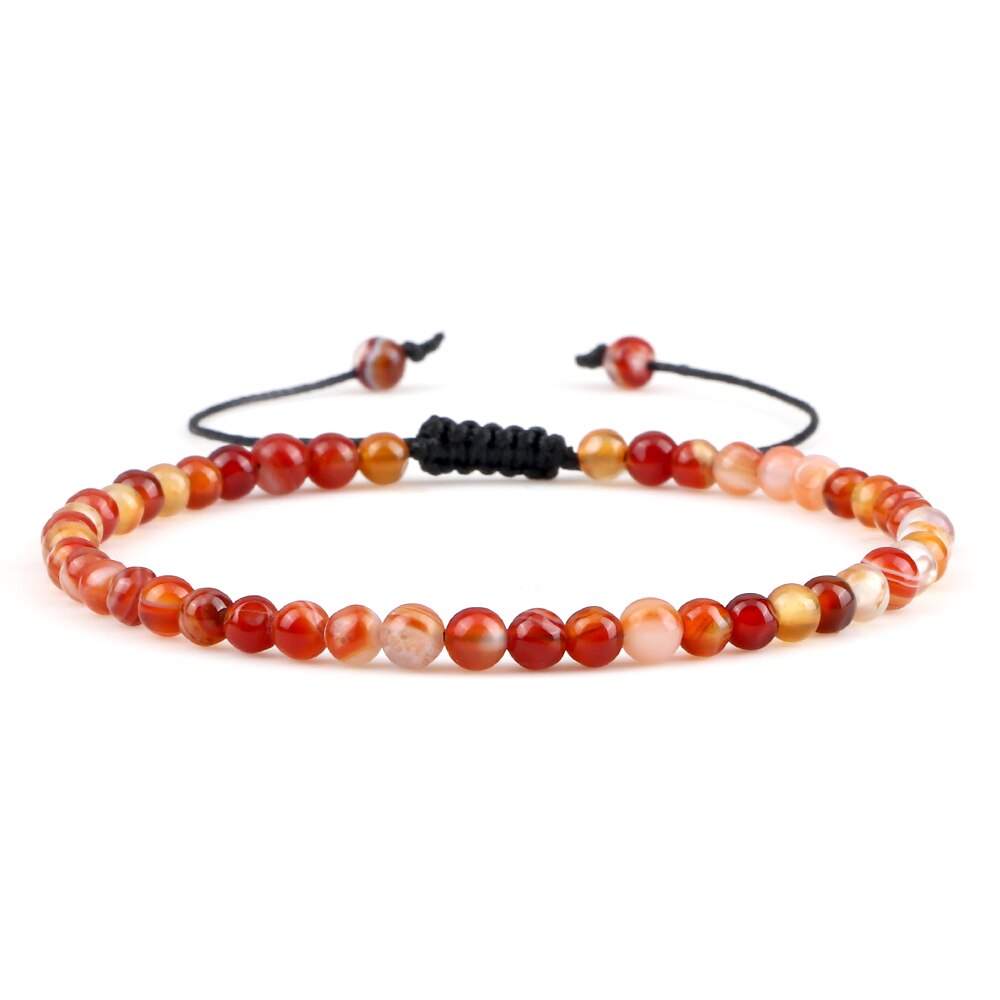 petits bracelets zen GoHappy femme homme bijou, cadeau perles en pierres semi-précieuses