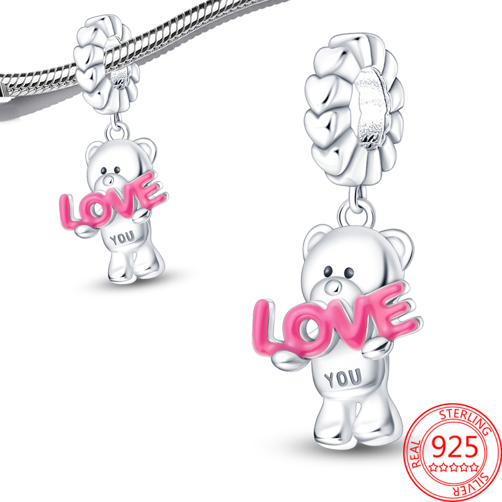 Perles-Charms en argent S925 Collection Amour-Chance