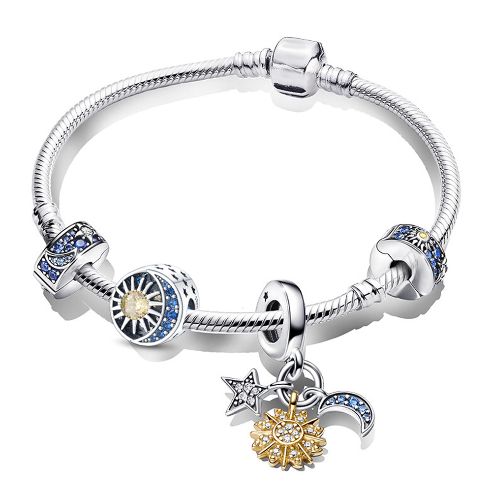 Bracelet Charms Argent Massif S925 3