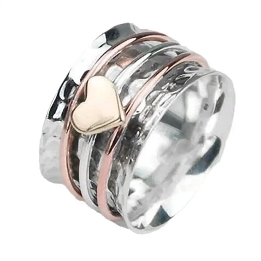 Bague rotative Coeur