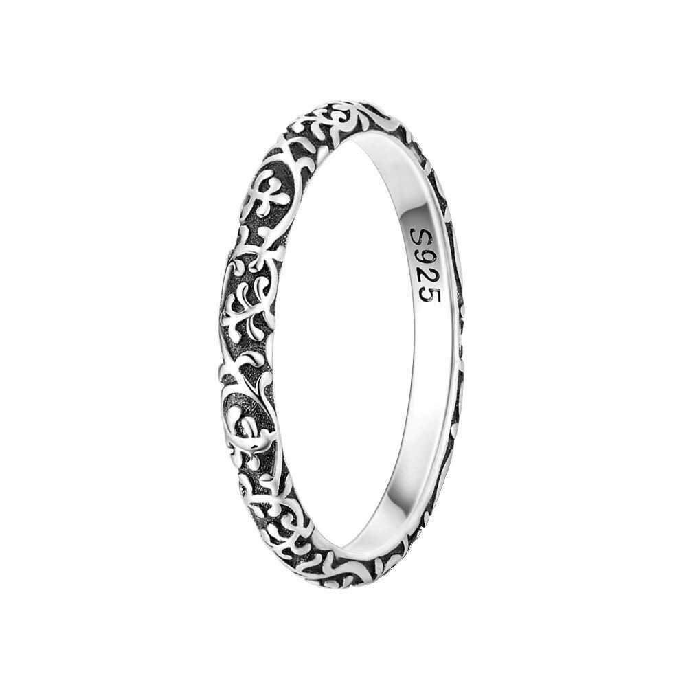Bague Argent S925 Black and White Love