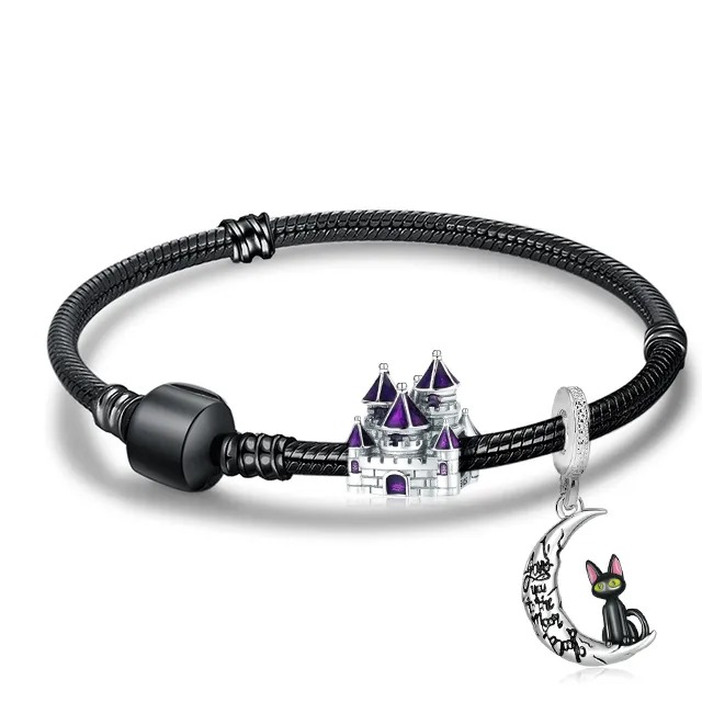 Bracelet Charms BLACK SERIES chateau hanté