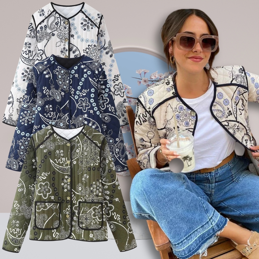 Veste Matelassée Fleurie Tendance 2024 1