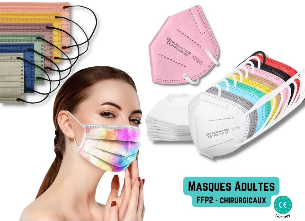 masques anti-épidémiques pour adultes - normes CE