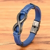 Bracelet Cuir Homme Infinity cadeau homme GoHappy boutique bracelet