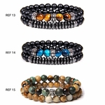 Bracelets de perles naturelles POUR LUI GoHappy (5)