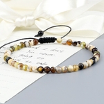 petits bracelets zen GoHappy femme homme bijou, cadeau perles en pierres semi-précieuses