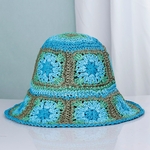 Chapeaux de paille Crochet, chapeau de plage bob