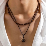 Collier pendentif en Pierre naturelle pour homme