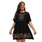 Robe Bohème Brodée pour Femmes - Élégance Décontractée pour lÉté 3