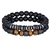 Bracelet Homme double Oeil de Tigre