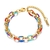 Bracelet Chaine à gros maillon multicolore 1