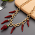 Collier grands Piments - Chaine Or