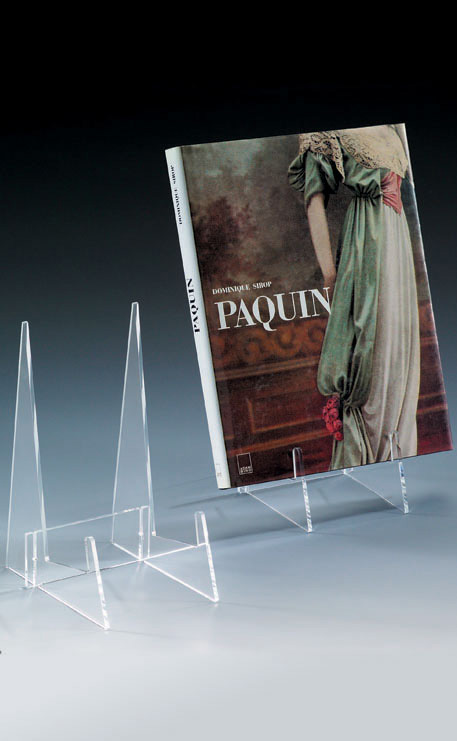 12 Présentoirs Réglables En Plexiglas Transparent - Support Pour Livres, Assiettes, Photos, Médailles - Design L Stable