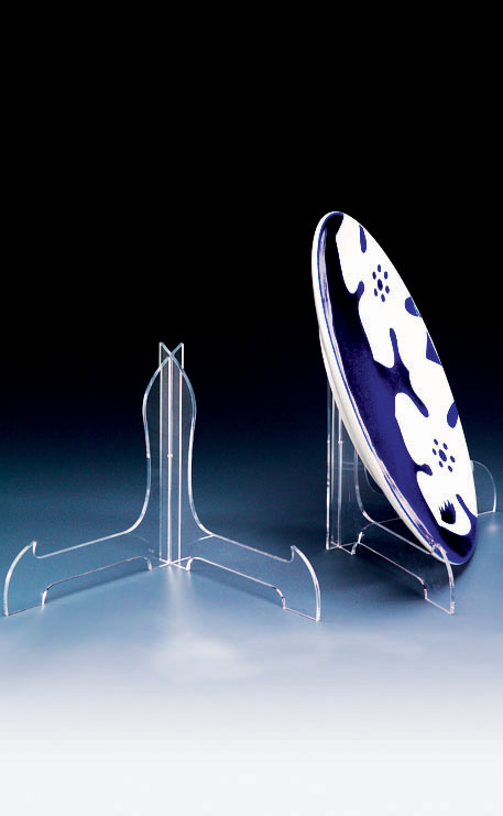 CHEVALET PLEXIGLAS ÉQUERRE EN KIT - H 32CM