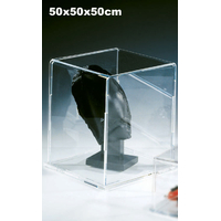 CAPOT PLEXIGLAS 50X25CM HAUTEUR 25CM - CLOCHE / VITRINE PLEXIGLAS/Capot