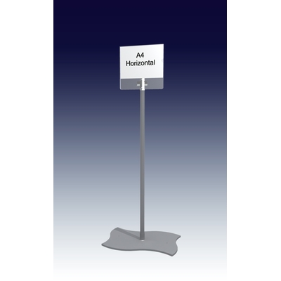 SUPPORT D'AFFICHAGE PLEXIGLAS SUR PIED FORMAT A4