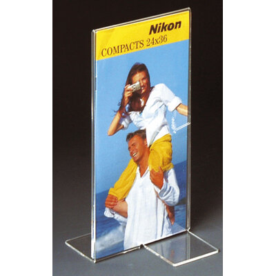 SUPPORT PLEXIGLAS VERTICAL 1/3 A4 RECTO/VERSO