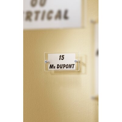 SUPPORT VISUEL PLEXIGLAS DE PORTE