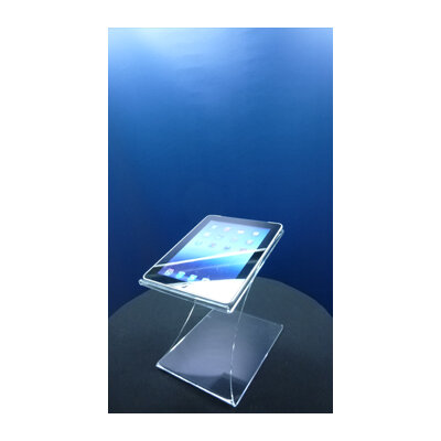 SUPPORT "Z" D'AFFICHAGE DE TABLE POUR IPAD / TABLETTES PLEXIGLAS