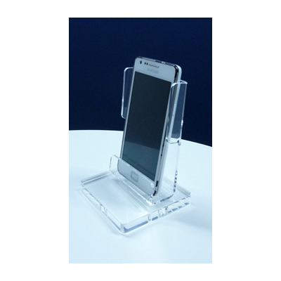 SUPPORT IPHONE / SMARTPHONE PLEXIGLAS SUR SOCLE