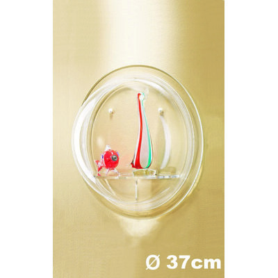CLOCHE PLEXIGLAS MURALE BULLE 30CM