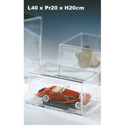 CAPOT PLEXIGLAS 40x20CM HAUTEUR 20CM