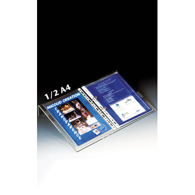 PUPITRE PLEXIGLAS 1/2 A4 DE TABLE