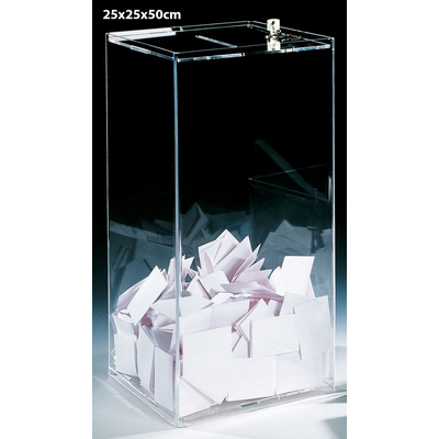 URNE PLEXIGLAS HAUTE 50CM