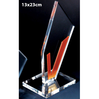 TROPHÉE PLEXIGLAS ROCK 15CM