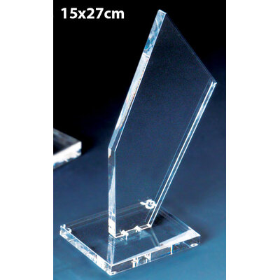 TROPHÉE PLEXIGLAS ROCK 20CM