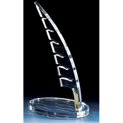TROPHÉE PLEXIGLAS PLUME 30CM
