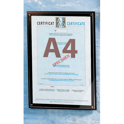 PORTE-DIPLÔME PLEXIGLAS FORMAT A4