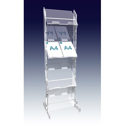 PRÉSENTOIR PLEXIGLAS ZZ DOUBLE A4 VERTICAL