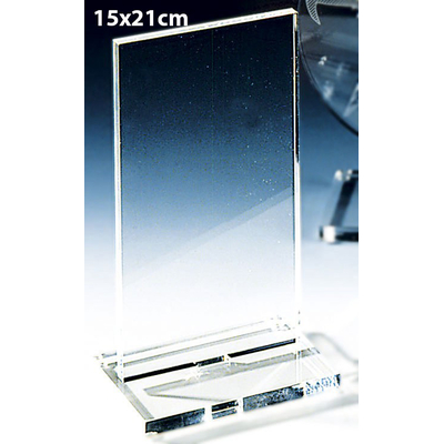 TROPHÉE PLEXIGLAS À CRÉER FORMAT 1/2 A4 (VERTICAL OU HORIZONTAL)