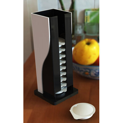 PRÉSENTOIR PLEXIGLAS CAPSULES DE CAFÉ PM NOIR