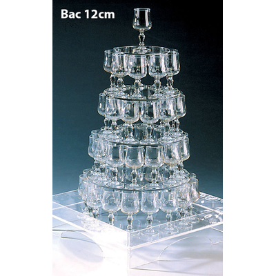 PETIT BAC POUR FONTAINE À CHAMPAGNE PLEXIGLAS