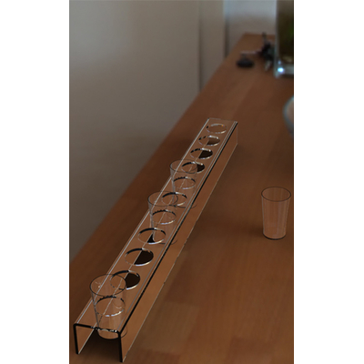 RACK A SHOOTER EN PLEXIGLAS 10 TROUS