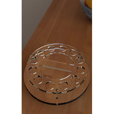 RACK A SHOOTER EN PLEXIGLAS ROND