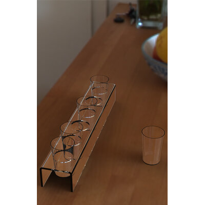 RACK A SHOOTER EN PLEXIGLAS 5 TROUS