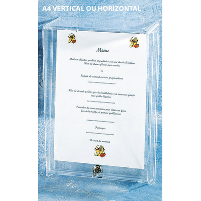 SUPPORT D'AFFICHE EXTÉRIEUR FORMAT A4