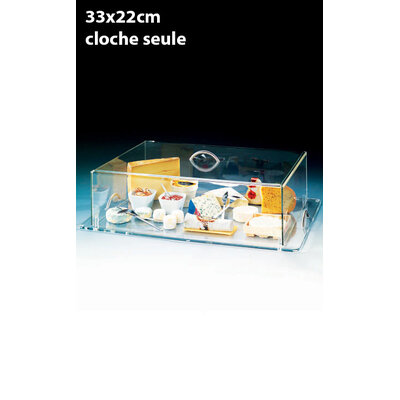 CLOCHE COUVERCLE PLEXIGLAS 33X22CM