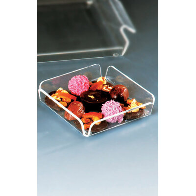 PLATEAU PLEXIGLAS 10X10CM