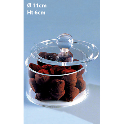 POT PLEXIGLAS Ø 11CM - HT 6CM