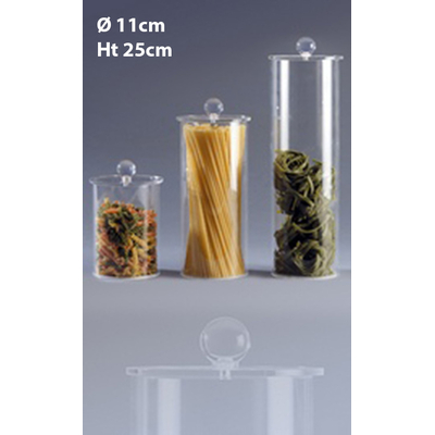 POT PLEXIGLAS Ø 11CM - HT 25CM