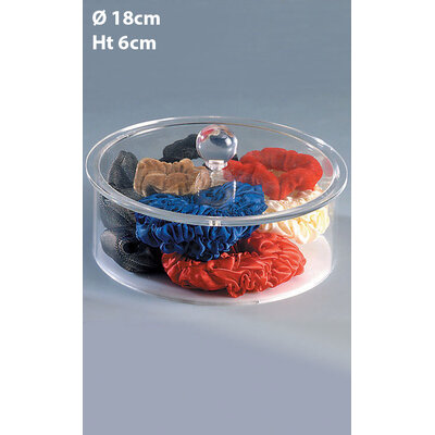 POT PLEXIGLAS Ø 18CM - HT 6CM