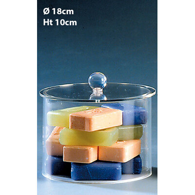 POT PLEXIGLAS Ø 18CM - HT 10CM