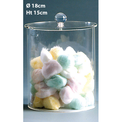 POT PLEXIGLAS Ø 18CM - HT 15CM