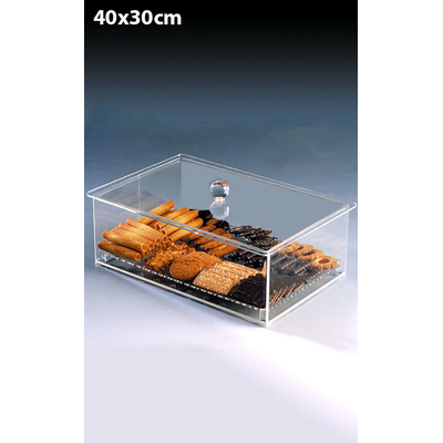 BOÎTE PLEXIGLAS À PETITS FOURS 40X30CM